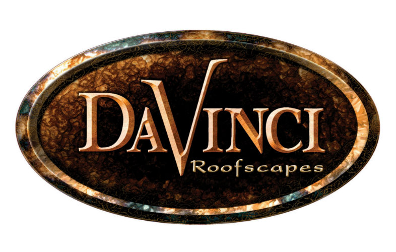 A picture of the logo for davinci roofscapes.